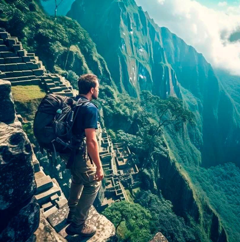 explorando el huayna picchu wide